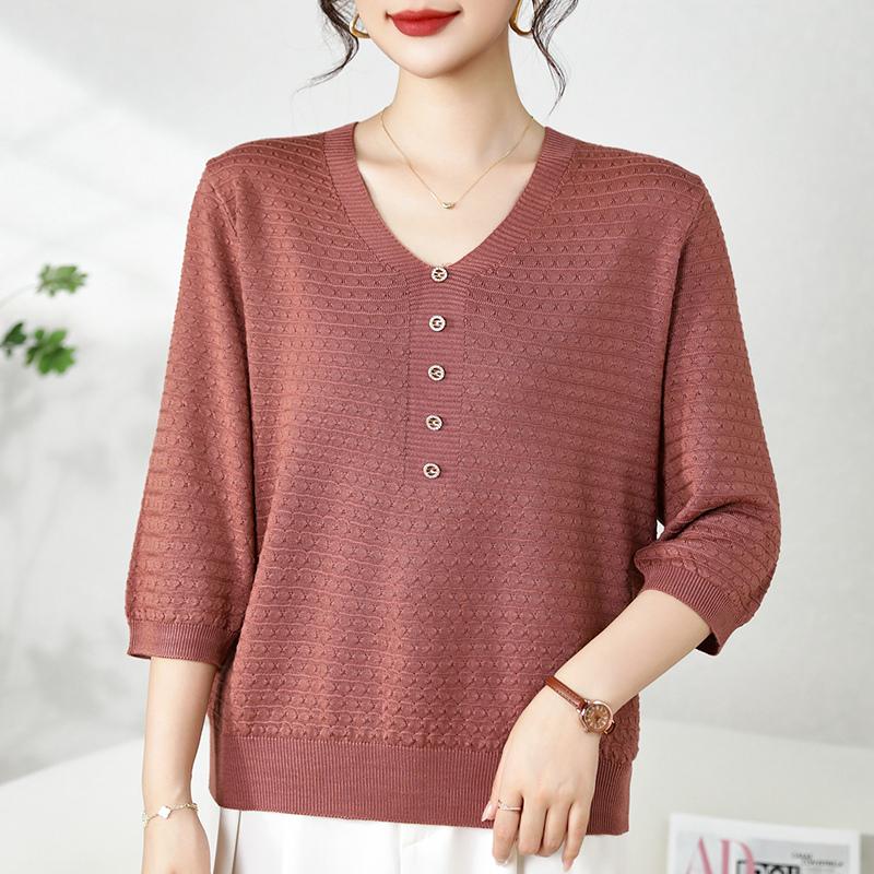 Qinghe Cashmere Women's 30% Cashmere Sweater - Soft & Warm Wool Blend Pullover