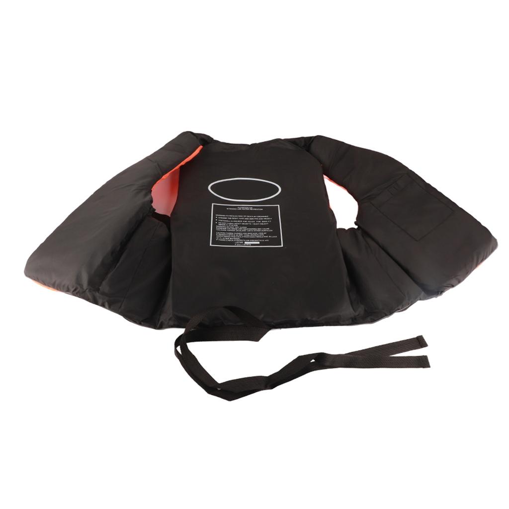 Polyester Voksen redningsvest Universal Svømming Drifting Ski Vest(Oransje XL)