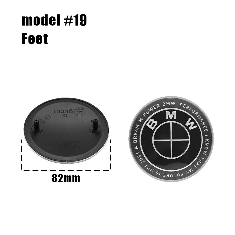 82/74MM Motorhauben-Emblem Kofferraum Heck-Plakette Logo Für BMW E46 E90 F30 F10 F20 G20 E87 E60 E63 F01 F02 G14 E83 X5 Autozubehör