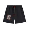 Li Ning Badfive Series Letter Pocket Mid Waist Mid Tube Casual Shorts Herrshorts Svart AKST749-2