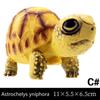 1pcs Cartoon Land Tortoise Big Head Turtle Diamond Turtle Hand-made Figurines Fish Tank and Aquarium Decorations