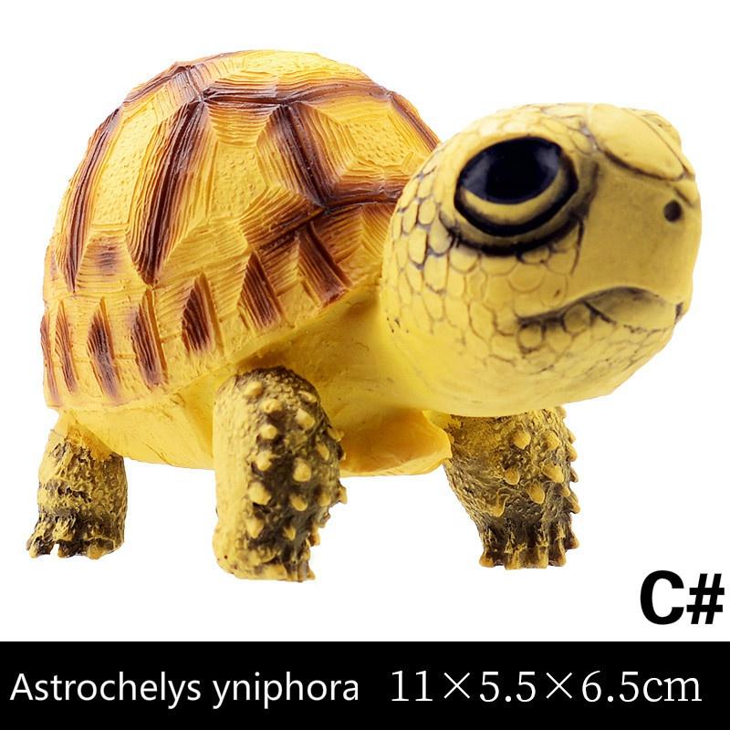 1pcs Cartoon Land Tortoise Big Head Turtle Diamond Turtle Hand-made Figurines Fish Tank and Aquarium Decorations