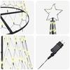 LED Christmas Tree with 295 LEDs Warm White 250 cm Metal