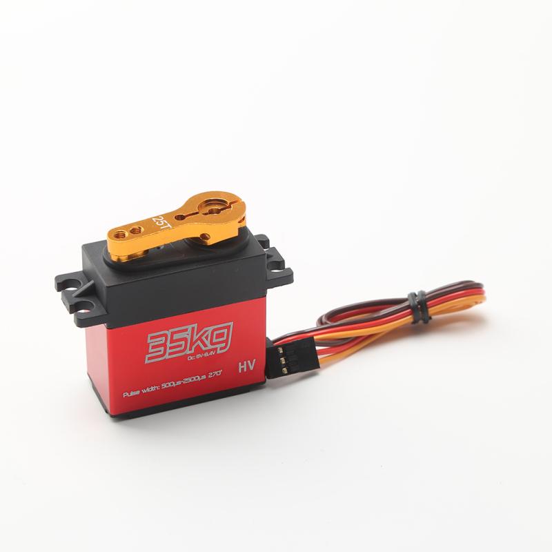 Servo 35kg 270° Vysoký točivý moment Bezjádrový servo motor Digitální a vodotěsný Ds3235 Servo Arduino Servo
