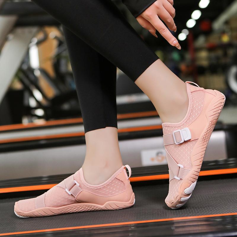 Indoor sports shoes Fitness shoes Shock-absorbing soft-soled running Yoga ******** rope shoes Training squat deadlifts