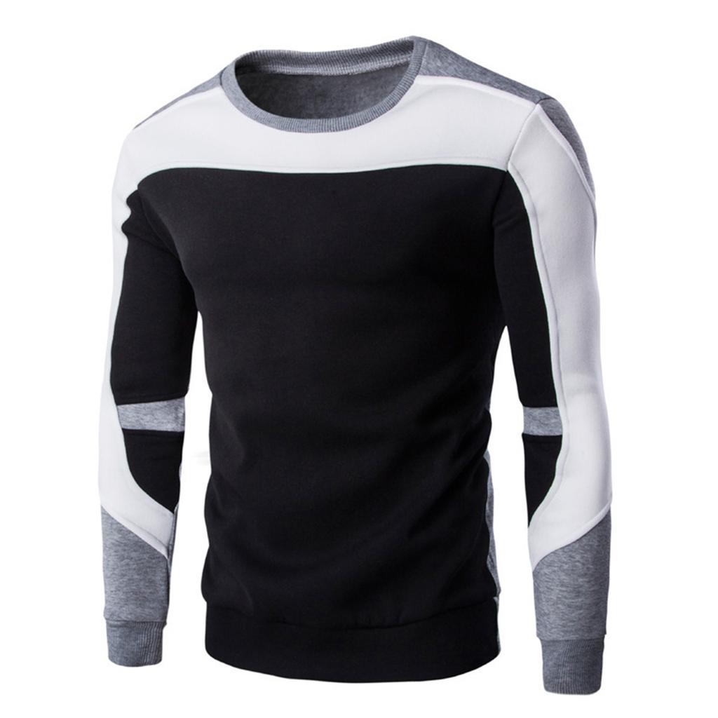 New Men's Baseball Hoodie With Thick Velvet And Long Sleeves