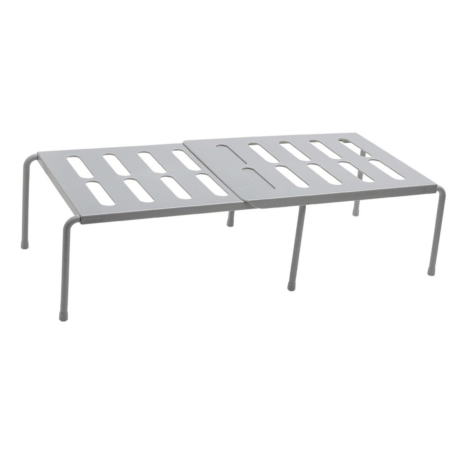 

Kitchen Cabinet Shelf Organizer Stretchable Cabinet Storage Shelf Rack Countertop Spice Rack for Home