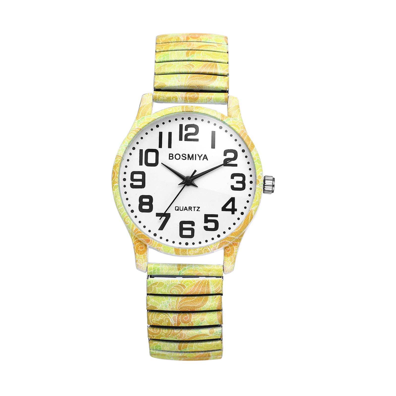 

Cute Analog Stainless Steel Fashion Accessory Perfect Gift for Christmas Women s Watch, Yellow Strap, Waterproof, - Birthdays, Anniversaries,