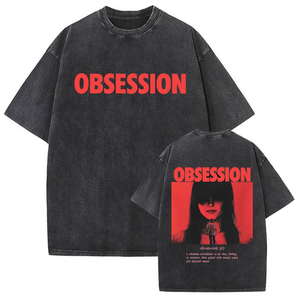 Washed Vintage Horror Movie Obsession Nikki Freeman Double Sided Print T-shirts Fans Gift Men Women Casual Oversized T Shirts