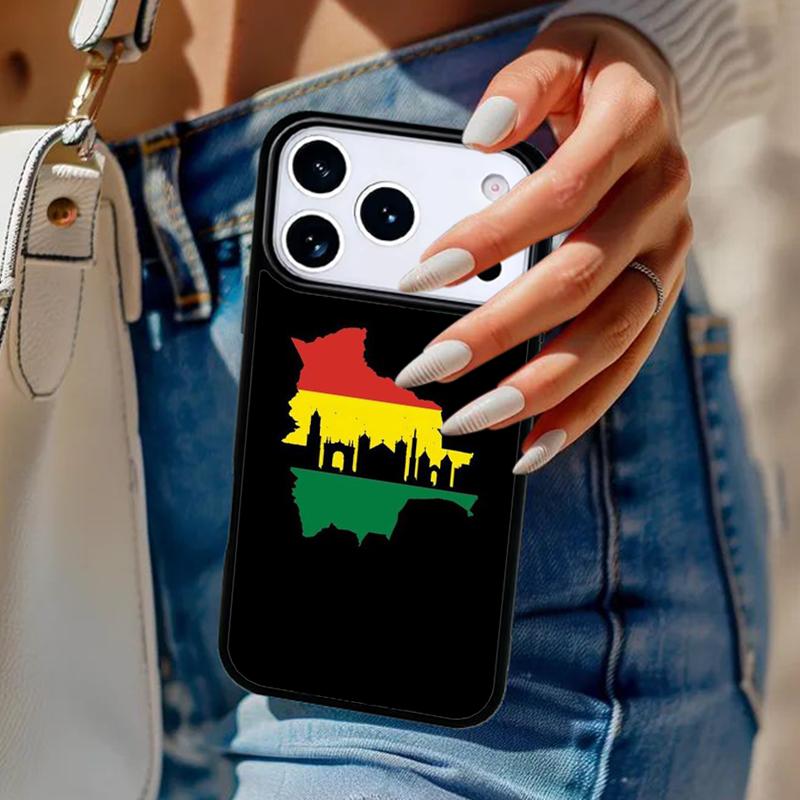 Bolivia Flag Soft Phone Case For iPhone 17 Air 14 15 13 12 Max Cover For Apple 14 15 16 16e 11 Pro Max Plus Coque
