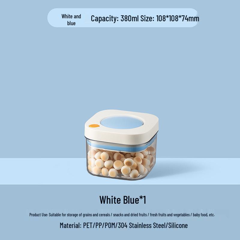 Vacuum-Sealed Food-Grade Kitchen Storage Jar for Coffee Beans & Grains