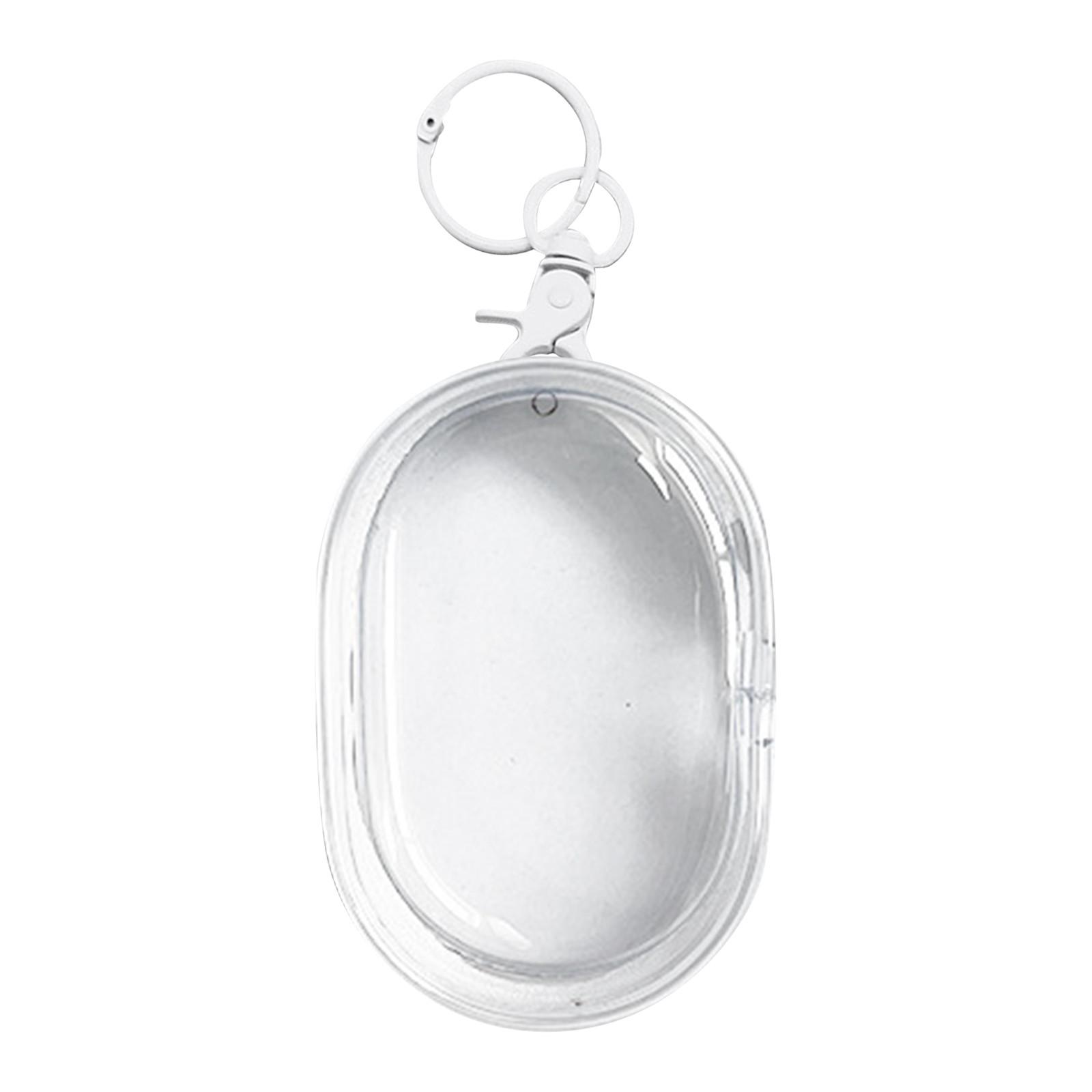 Transparent Doll Display Bag With Keychain, Portable Small Doll Storage Bag Hanging Storage Bag Zipper Closure,-proof Collectible Display Box One Size