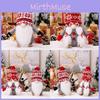 Encantador Gnomo de Natal Estilo Escandinavo Com Chapéu de PomPom Macio Para Decoração de Feriado