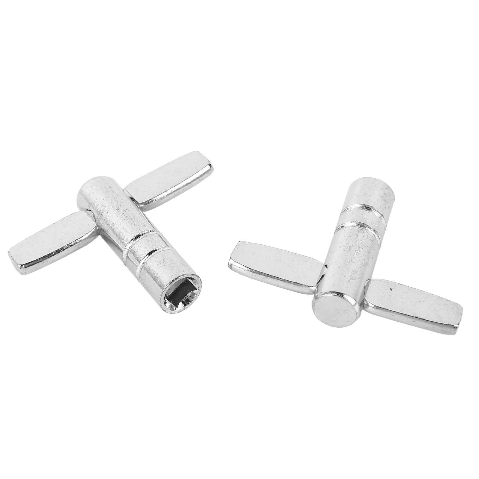 

2шт барабанный ключ металлический многофункциональный портативный простой в эксплуатации ключ для настройки барабана тюнер