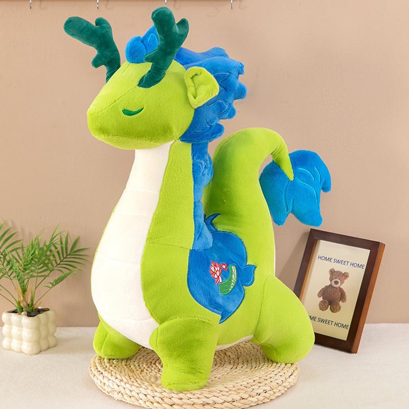 Four Seasons Simulation Dragon Plush Doll Mascot Soft Doll Child Gift Festival