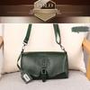 The New European and American Style Clamshell PU Leather Underarm Messenger Pillow Boston Large-capacity Female Bag One-shoulder Portable Diagonal Bag