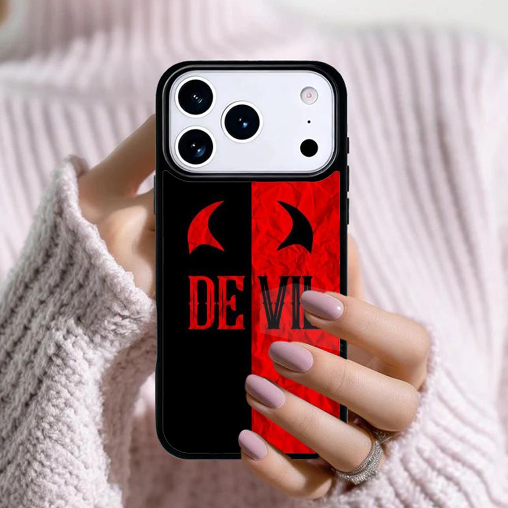 Devil Bad Boy Anime Phone Case For Apple iPhone 17 Air 16E 15 14 Plus 13 12 11 Pro Max Mini Funda Cover