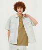 Kodak Mailer Essential Short Sleeve Shacket Ivory