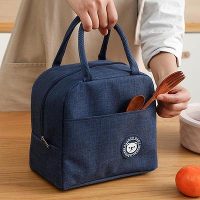Bolsa Lancheira Térmica para Estudantes e Trabalhadores de Escritório, Bolsa Impermeável e Anti-Óleo com Grande Capacidade e Forro de Folha de Alumínio
