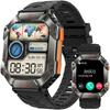 KR80 Smartwatch with Heart Rate Monitor, Bluetooth Calling, Compass & Sports Features