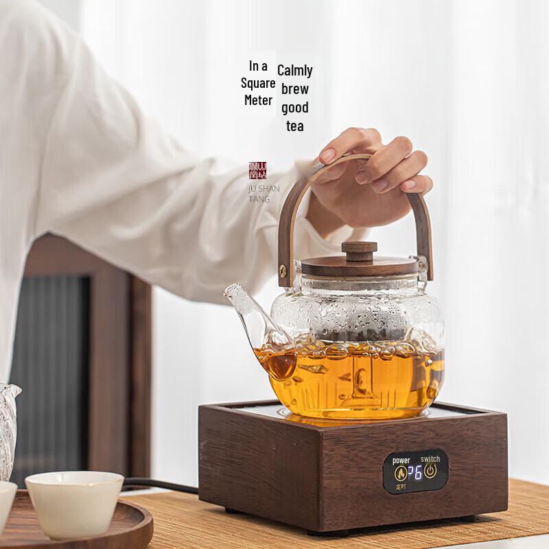 Chaxun Handmade Glass Teapot Set with Electric Ceramic Stove