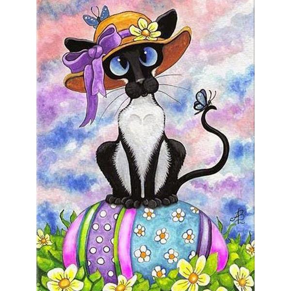 Diy Diamond Painting Cartoon Paint Cat Animal Flower Butterfly Kitten 5D Diamond Embroidery Mosaic Cross Stitch Art Home Decor