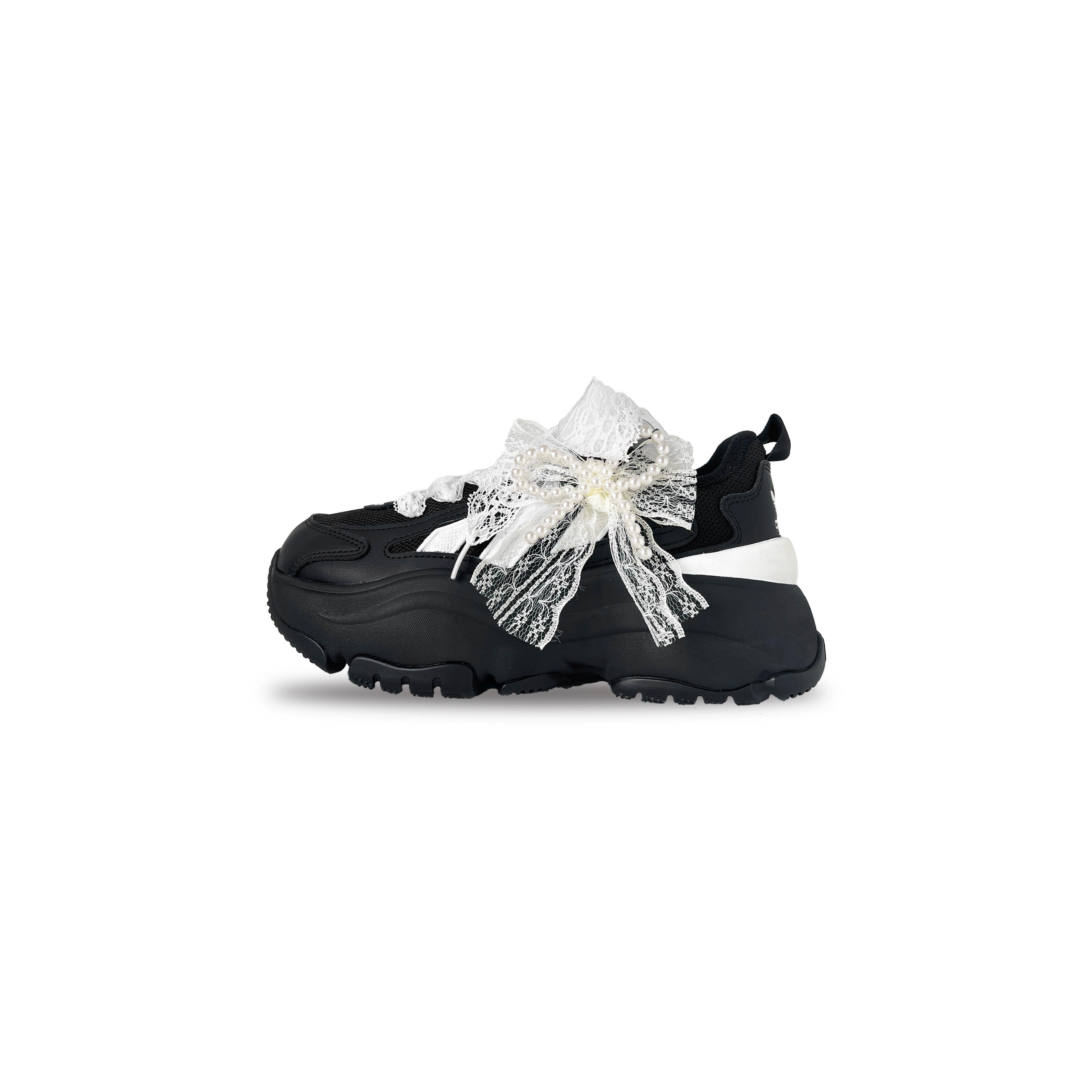 

Adidas Originals OZGAIA YIMING Manufacturing, Black Sugar Cream Puff, Urban Chic Style Mesh, Synthetic Leather IG6045(Team653-) 35⅔