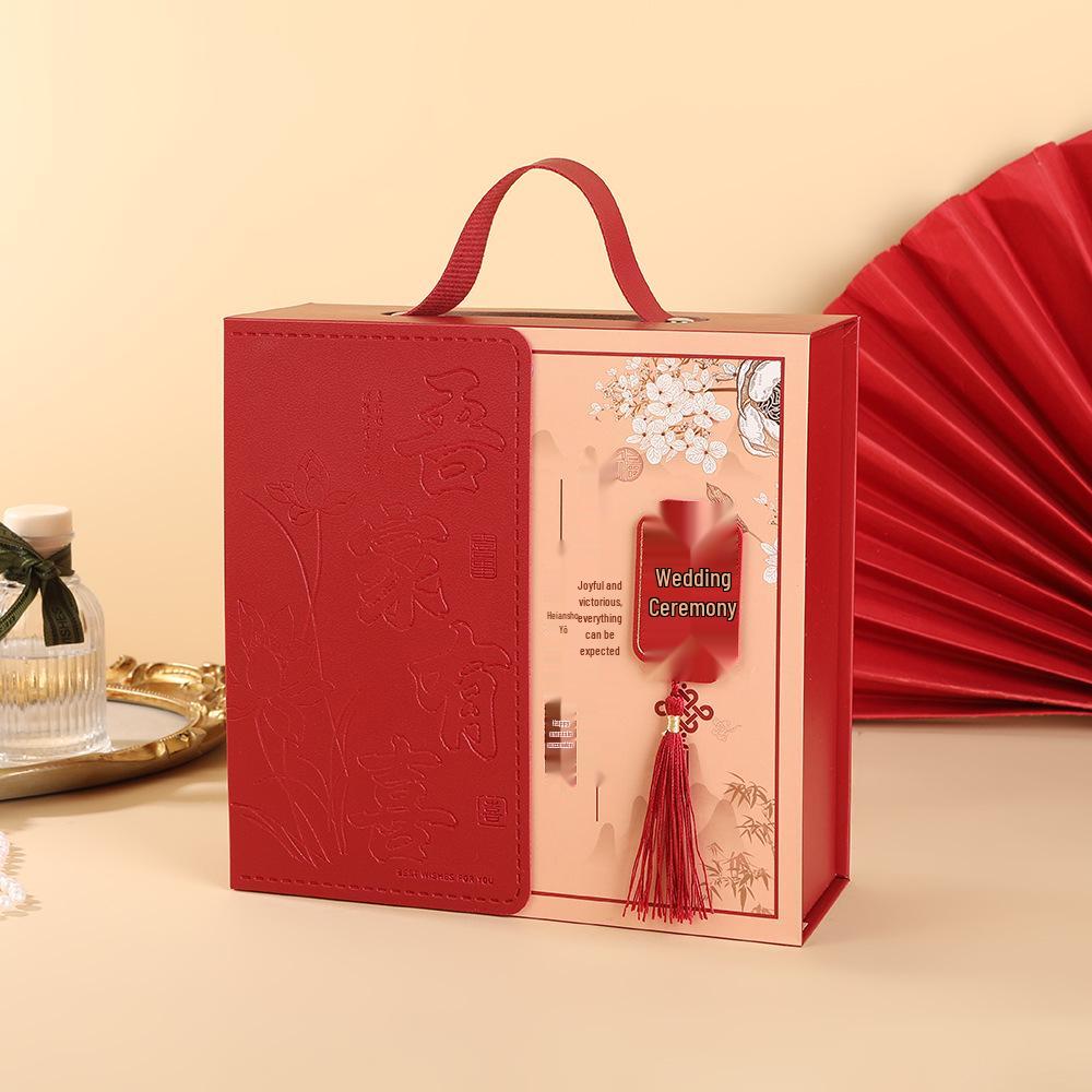 Elegant Chinese Wedding Gift Box: Engagement & Banquet Souvenir Candy Packaging