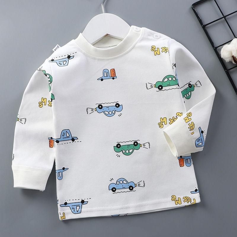 Kleinkind Baby Thermo Unterwäsche Set Herbst Winter Kinder Cartoon Bedruckte Baumwolle Schlafbekleidung Junge Mädchen Pyjamas
