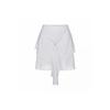 Bermudagrass Light Layered Ruffle Skirt   White