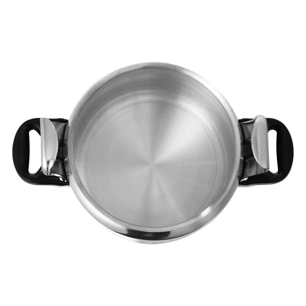 60Kpa Cookware 6L/7L Pressure Canner Induction Compatible Cookware with Spring Valve Safeguard Devices for Stoves Induction