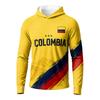 Men's Long Sleeve Soccer Print Quick Dry T-Shirt with Sun for Summer