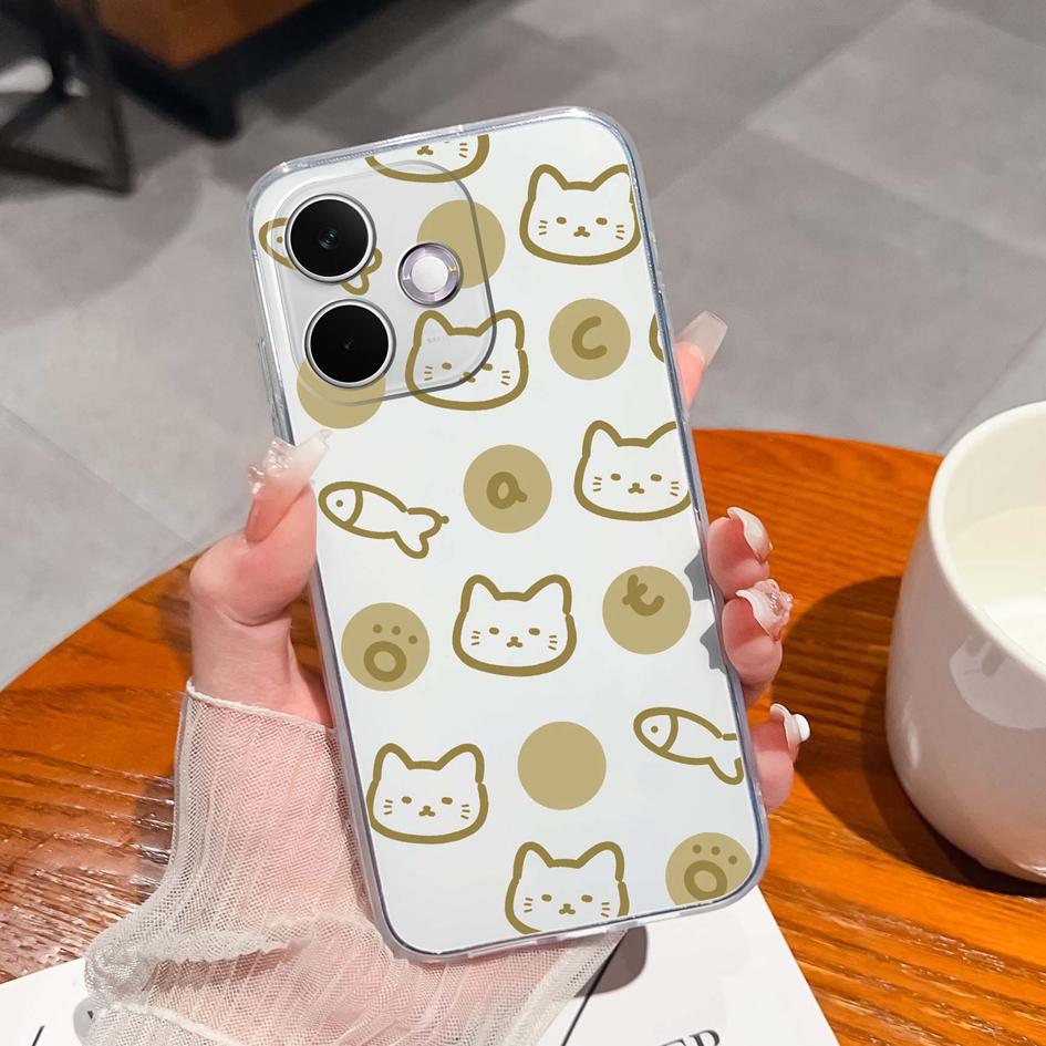 For Oppo A 5 A 5 Pro 5G Phone Case Beautiful Koi Pattern Clear Slim Silicone TPU Premium Protection Cover For OppoA5 A5Pro Funda