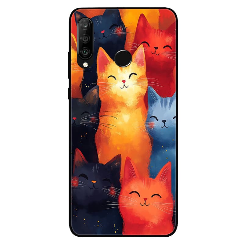 For Huawei P30 Lite Case Cover 6.15 inch Soft TPU Phone Case For Huawei P 30 lite Bumper Cover For Huawei P30 lite Coques Fundas