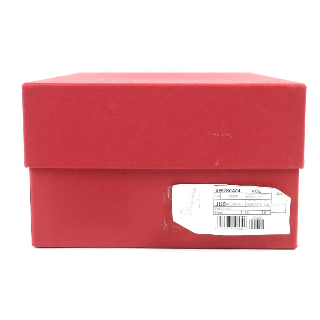 Excellent Valentino Garavani pumps Rock studs Red leather Women 36 SW2S0A04 Used