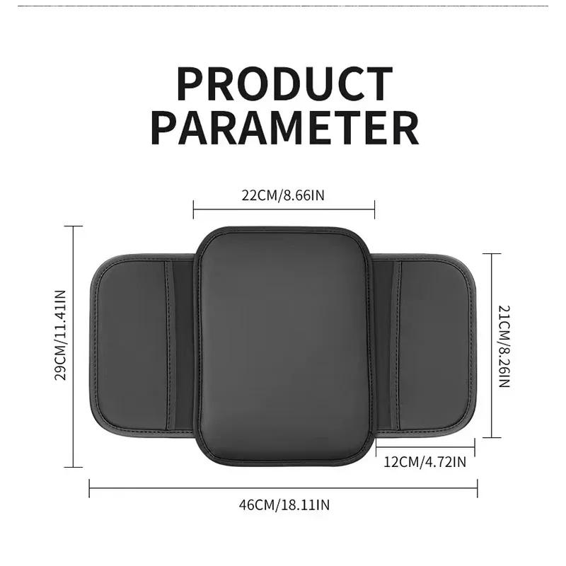 New Car Armrest Box Pad Leather Auto Armrest Mat Car Accessories for BMW M Power Performance M3 M5 X1 X3 X5 X6 E46 E39 E90