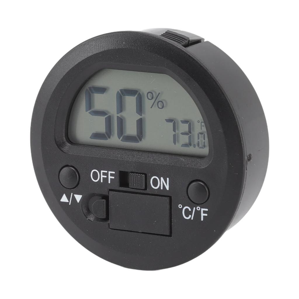 Temperature Humidity Meter Portable Round Embedded Electronic Digital Display Temperature Humidity