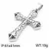 Flying Wings Pendant, Gothic Lion Head Rose Cross Wings Titanium Steel Men'S Pendant