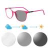 SHINU Photochromic Multifocal Reading Glasses Women Small Face Size Tr90 Frames Lightweight Progressive Lenses