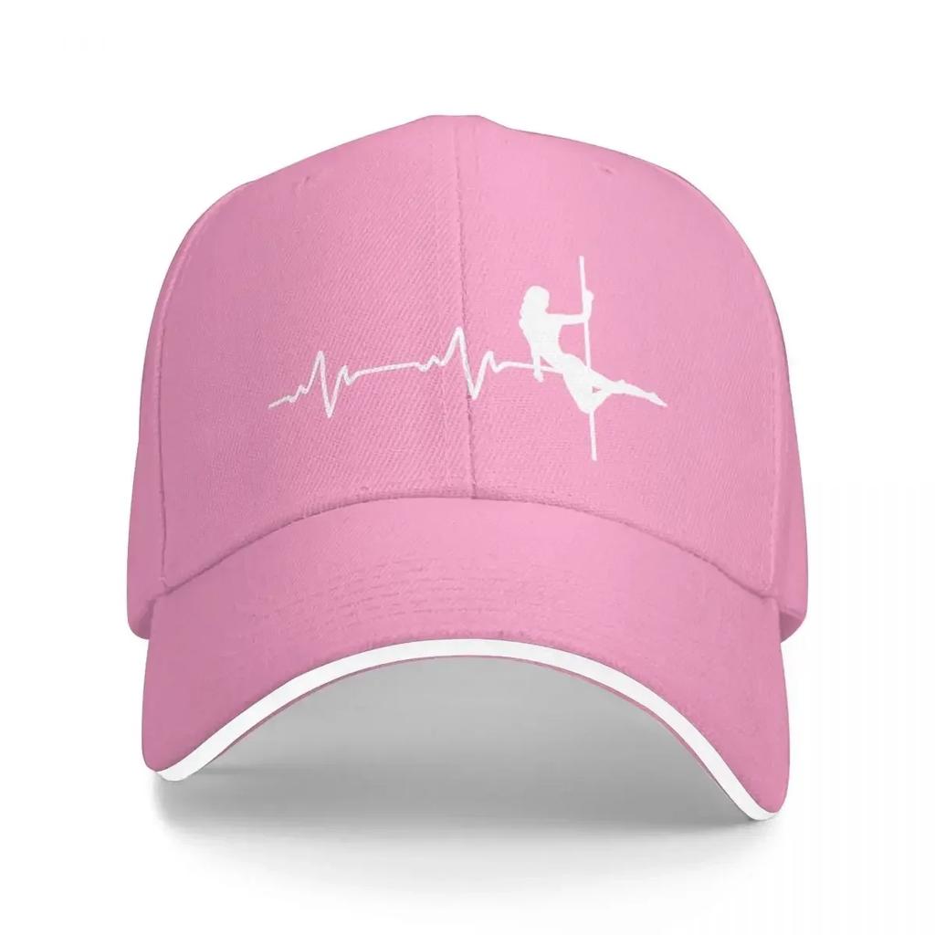 Heartbeat Pole Dance Pole Fitness Baseball Cap sun hat New In Hat summer hat For Women Unisexs