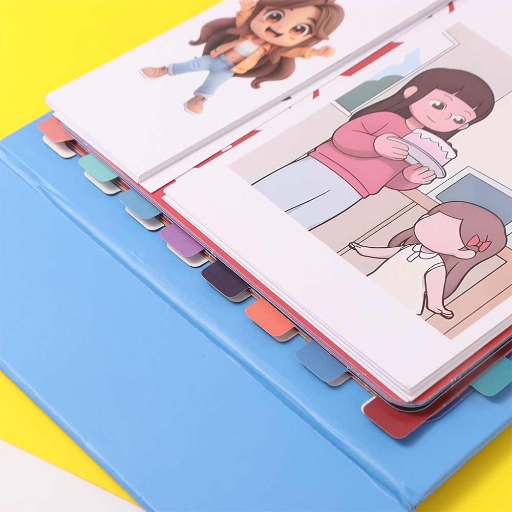 Montessori Feelings and Emotions Book Interactive Reading Flip Book  Boys and Girls