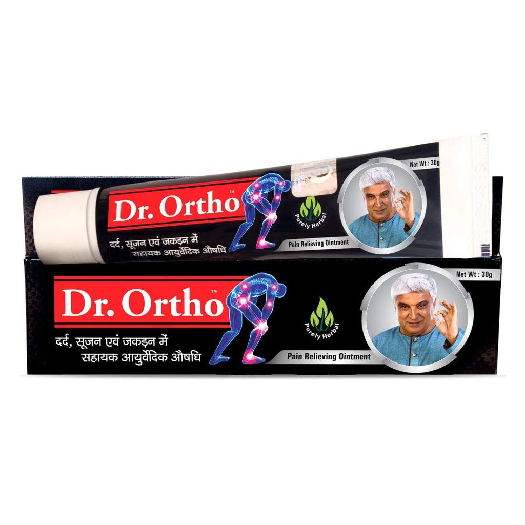 Dr.Ortho Ayurvedic Pain Relieving Ointment For Joint Pain, Neck Pain, Knee Pain, Muscle Pain - 30 G (Pack Of 3)
