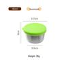 Reusable Sauce Cup with Macaron Lid - 304 Stainless Steel, 40/50/70ML, Portable Dipping or Seasoning Dish.