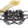 Daisy Duck Lace Half Mask With Handcrafted Crystal Details For Stage Performance And Cosplay