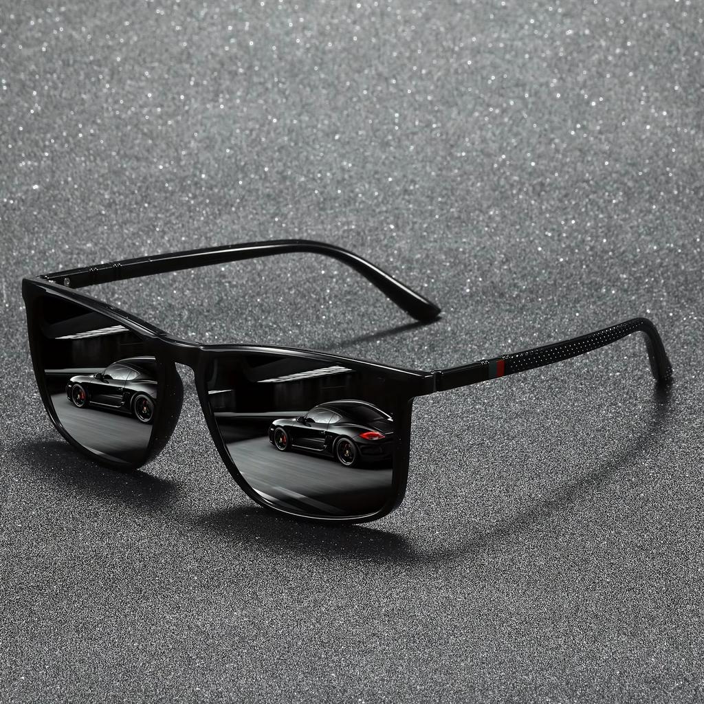 Square UV400 Sunglasses Anti Glare Sun Shades For Summer Vacation Travel Driving Fishing Outdoor Activities