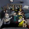 Hot My Hero Academia 3D Printed Bedding Set Duvet Covers Pillowcases Comforter Bedding Set Bedclothes Duvet Cover 200x200