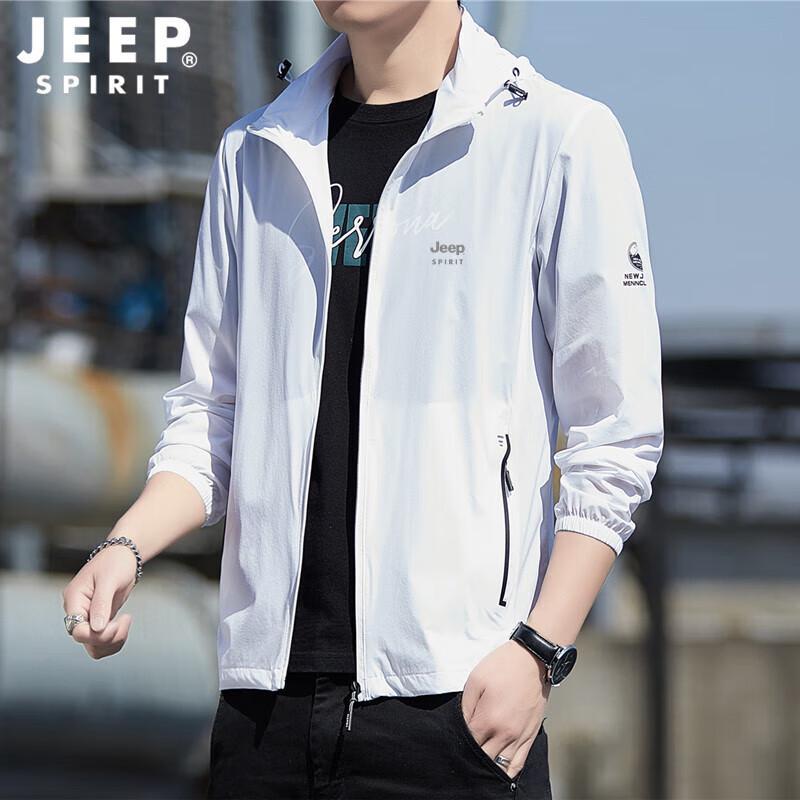 JEEP SPIRIT Men s Ice Silk Sun Protection Jacket M