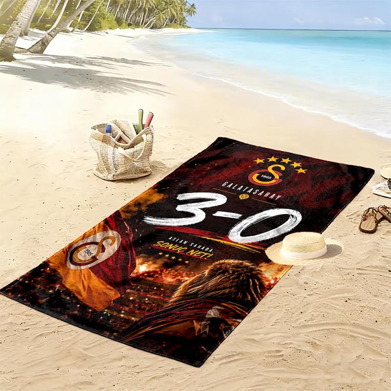 Asciugamano da Spiaggia Galatasaray SK, Un Must-have per Ogni Viaggio Perfetto, Regalo Perfetto per Compleanno, Vacanze per Famiglia e Amici