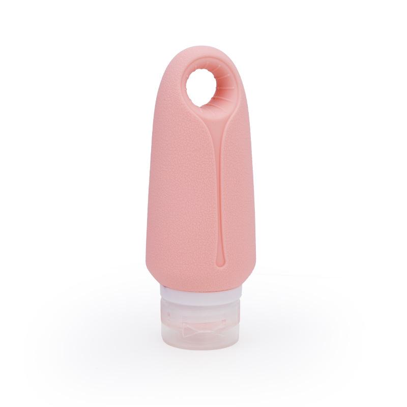 

Silicone Ring-Textured Leak-Proof Travel Bottle for Skincare and Shampoo