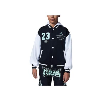 Chaqueta Casual con Capucha de Punto Suave para Niños Chaquetas Negro HQ7075-010